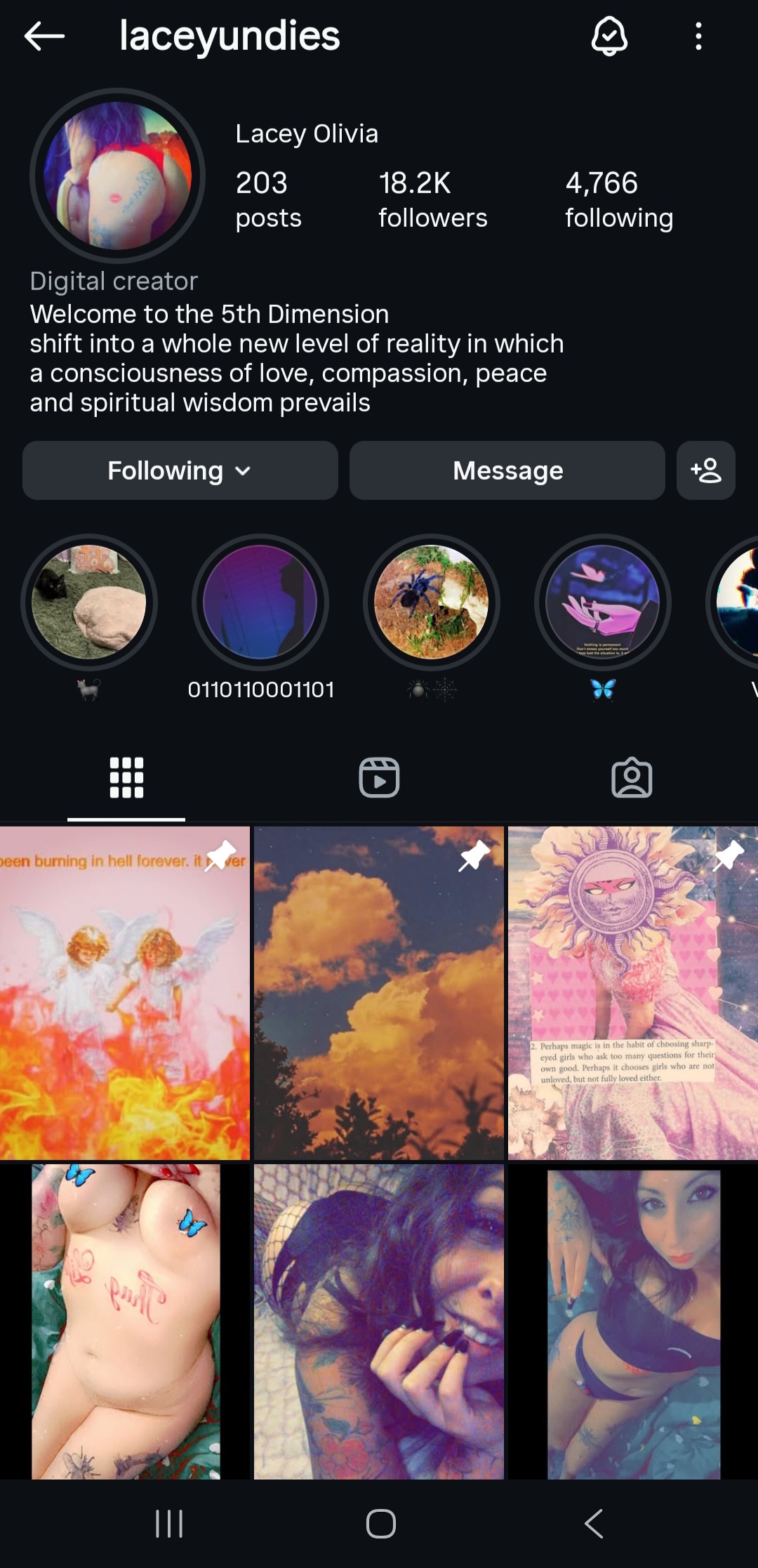 Lacey Olivia Laceyundiess