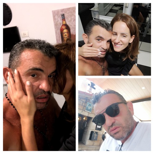 Caline Zeaiter before Sex after (6)