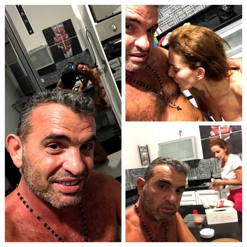 Caline Zeaiter before Sex after (7)