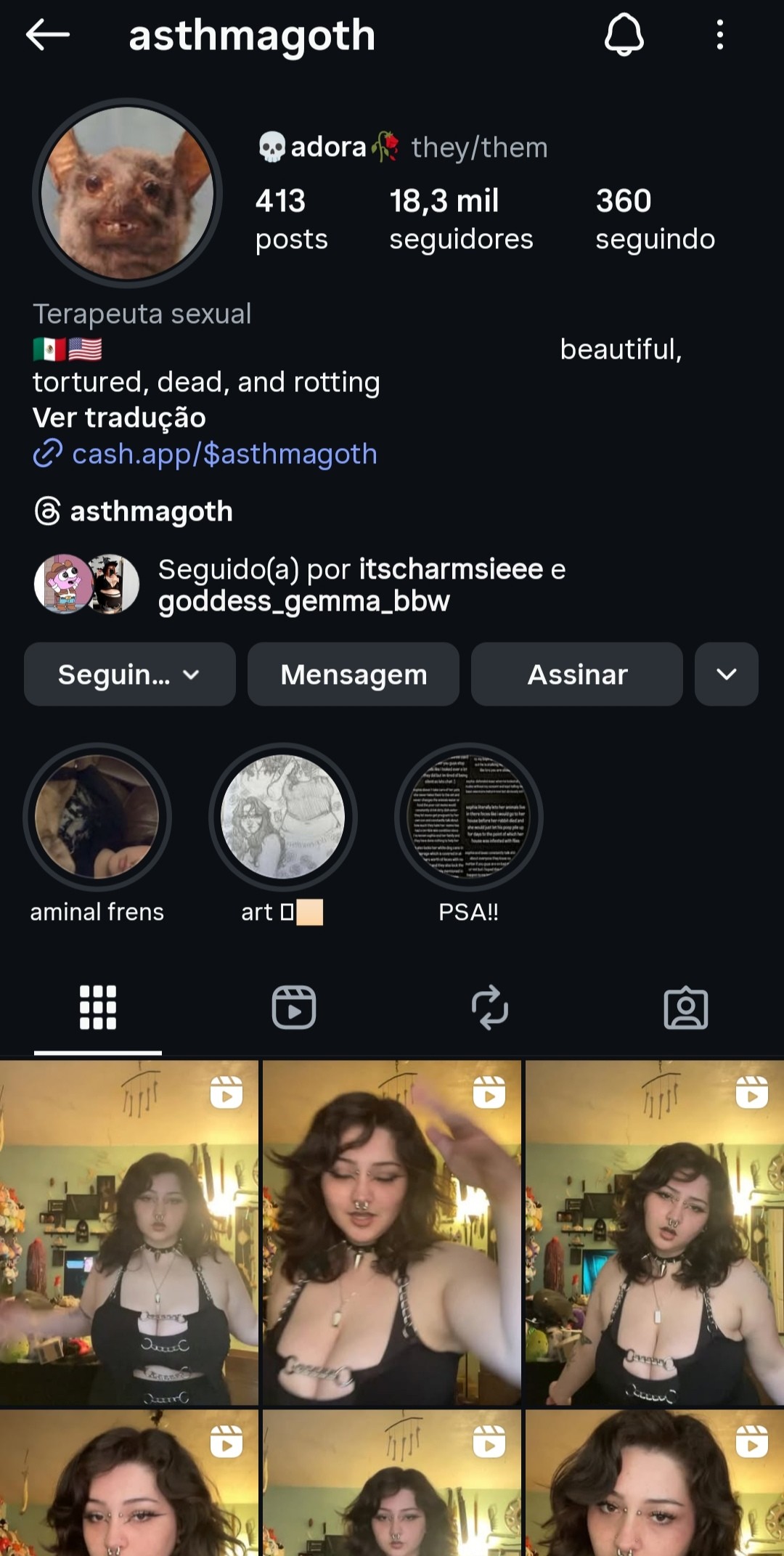 @asthmagoth / cemetery slut