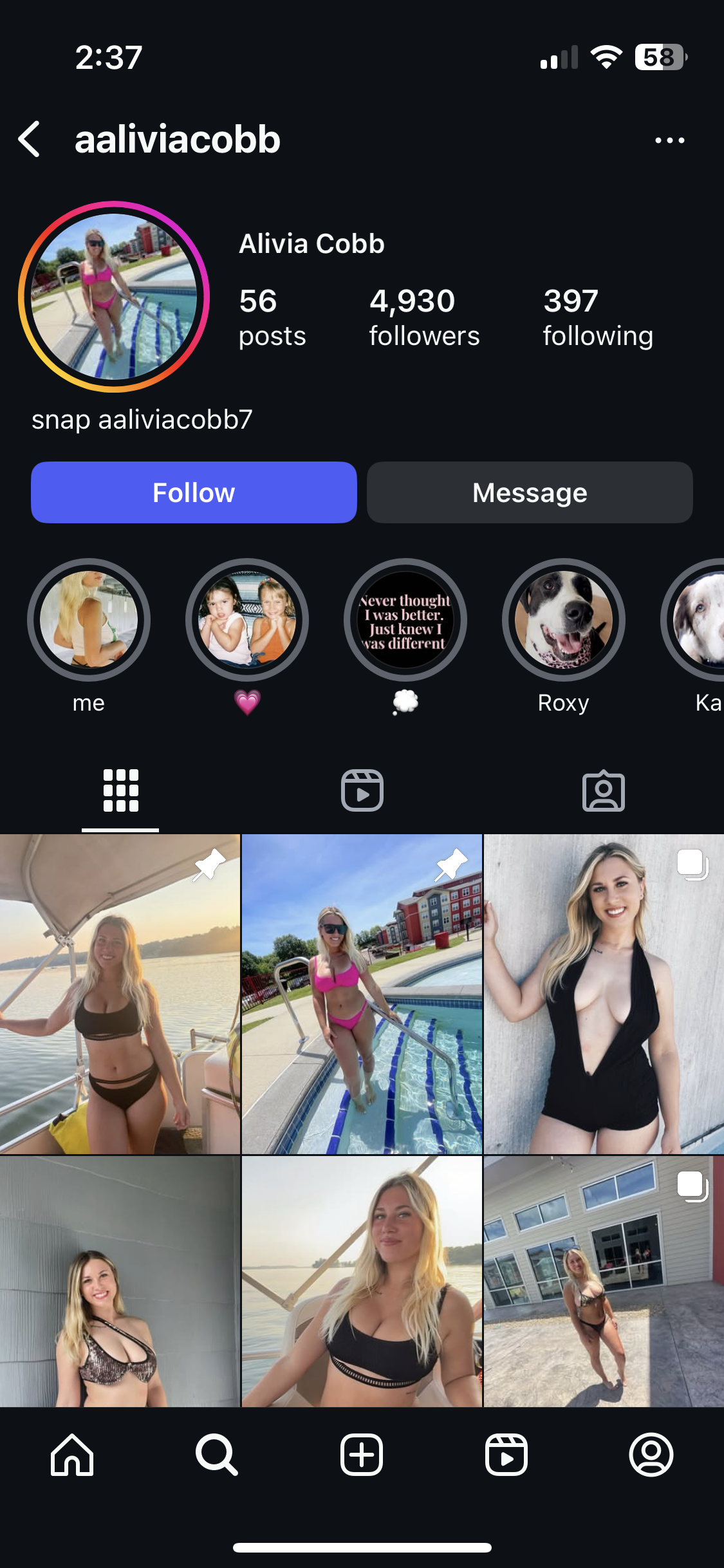Alivia Cobb/aaliviacobb/aaliviacobb7