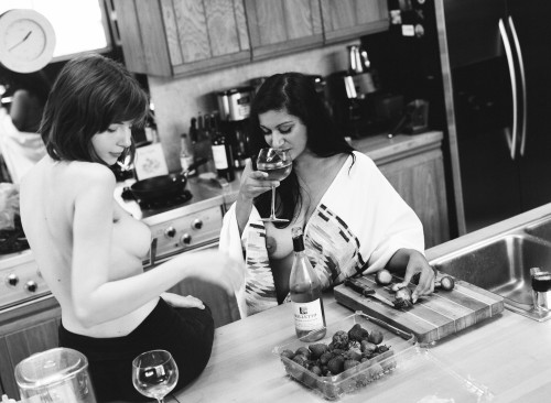 Liara Roux and Devi Strawberry Time 013