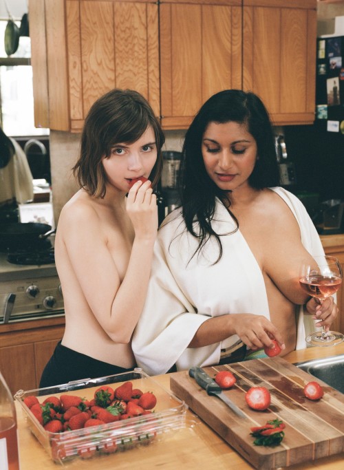 Liara Roux and Devi Strawberry Time 022