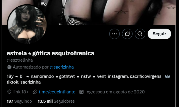 esztrelinha sacrizinha ceucintilante