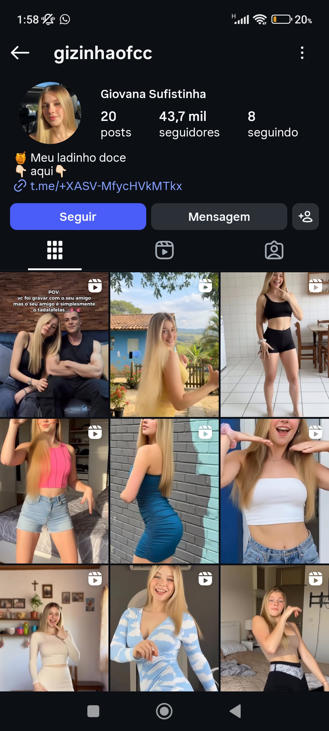 Giovana surfistinha (gizinhaofcc)