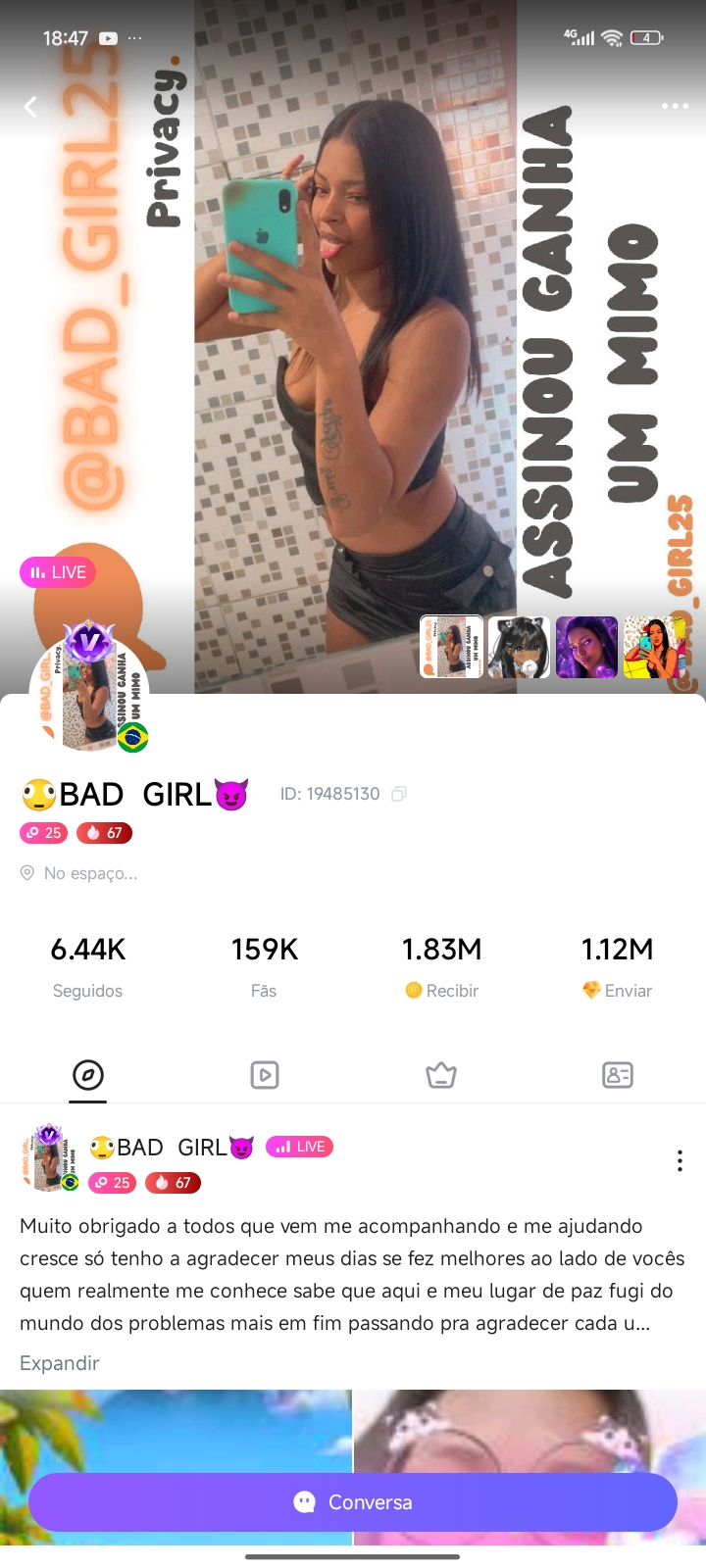 +15K🥺BAD GIIRL🧸🆔 User ID: 19485130
