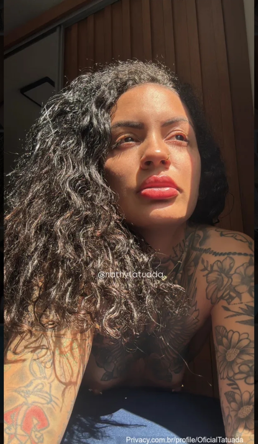 Naty tatuada - @nathytatuada